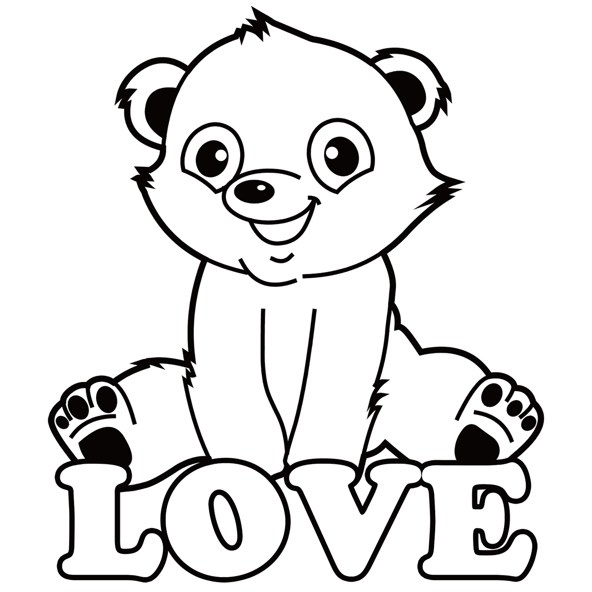 Endanzoo Organic Long Sleeve Onesie - Love Polar Bear