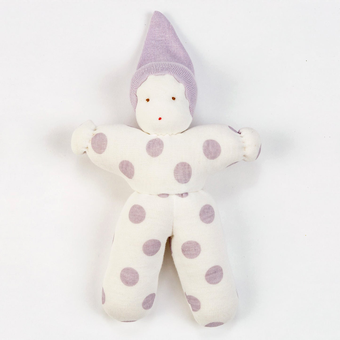 Under the Nile Organic Cotton Baby's First Waldorf Doll - Lavender Dot