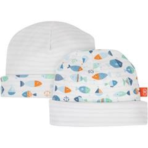 Magnificent Baby Reversible Hat - Boy's Fish