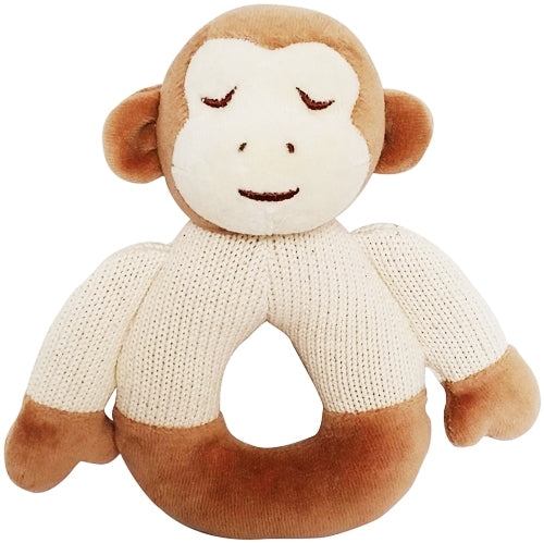 My Natural Cotton Knit Teether - Monkey