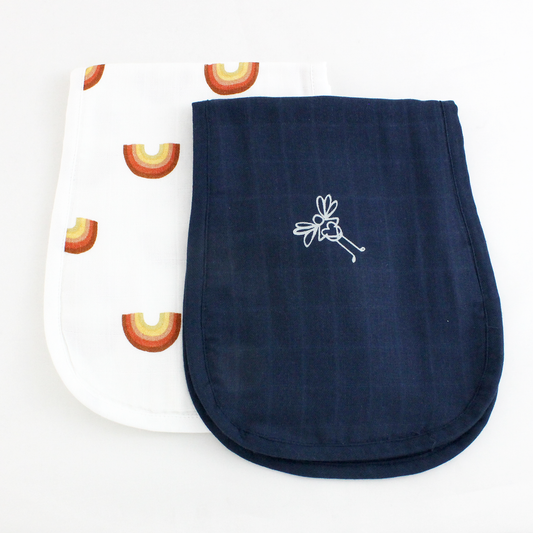 Brean Baby Organic Muslin Burp Pad - Little Angel (2-pack)