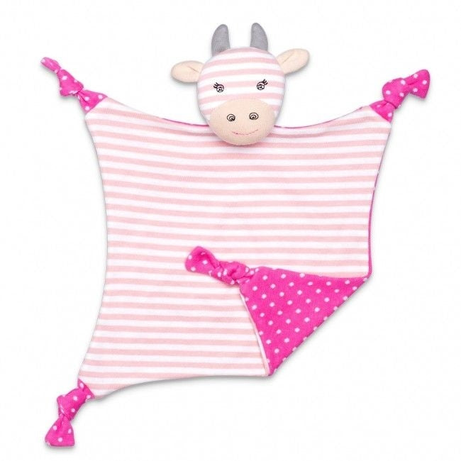 Organic Farm Buddies - Pink Giraffe Blankie