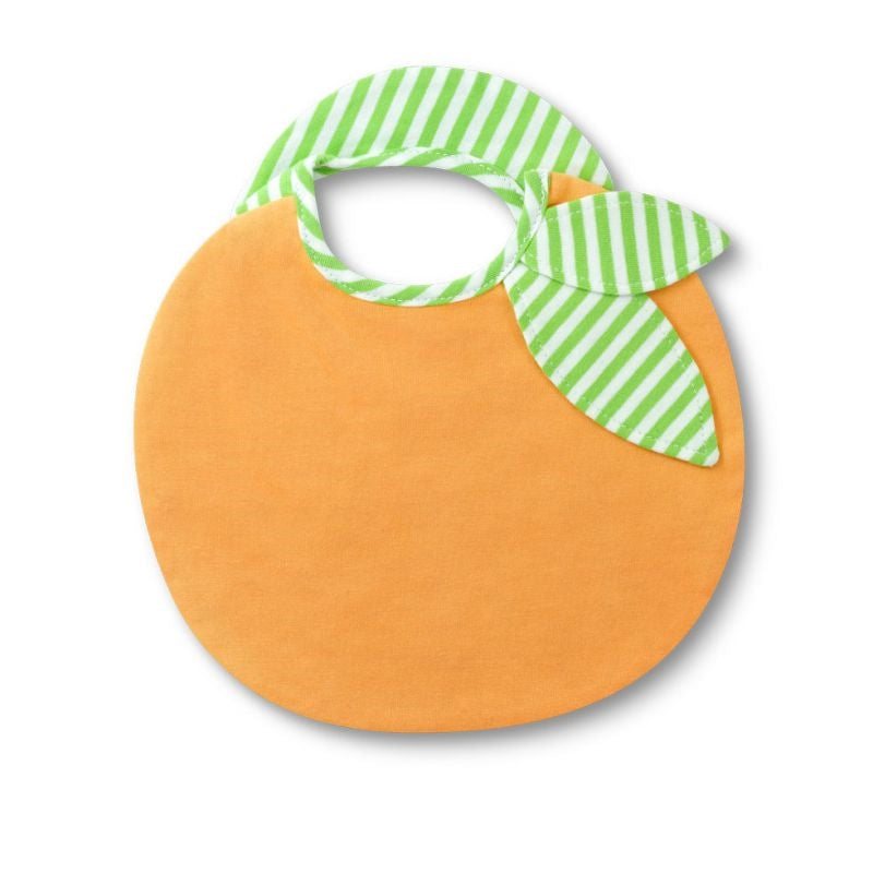 Organic Farm Buddies Organic Baby Bib - Orange