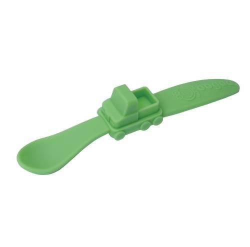 Oogaa Silicone Truck Spoons - Green