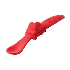 Oogaa Silicone Truck Spoons - Red
