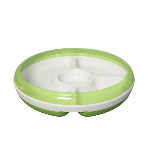 Oxo Tot Divided Plate - Green