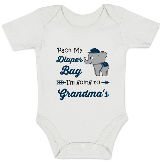 Going to Grandma's - Organic Baby Bodysuit