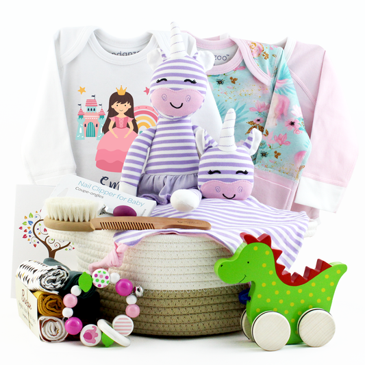 Baby Girl Gift Basket - Royal Princess and the Dragon