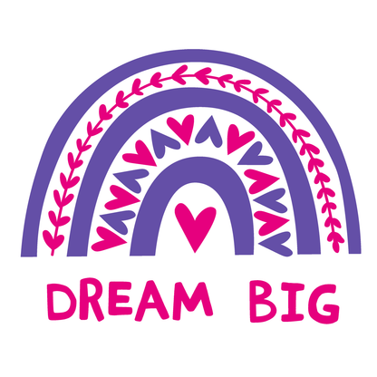 Rainbow Dream Big Girl Organic Kids Tee Shirt
