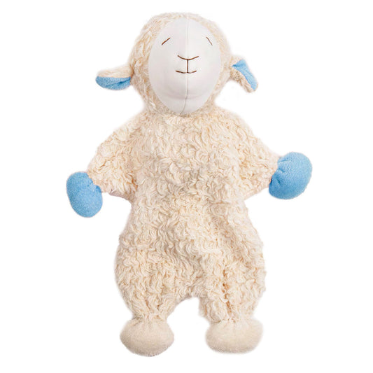 Under The Nile Snuggle Sheep Lovey (With Blue Ears) 13"
