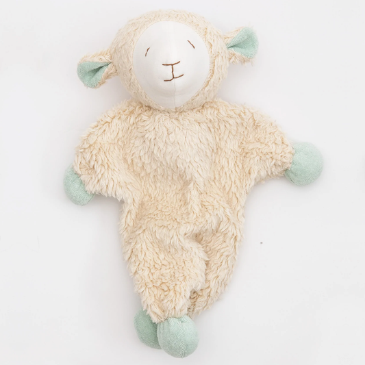 Under The Nile Snuggle Sheep Lovey (With Surf Spray Ears) 13"