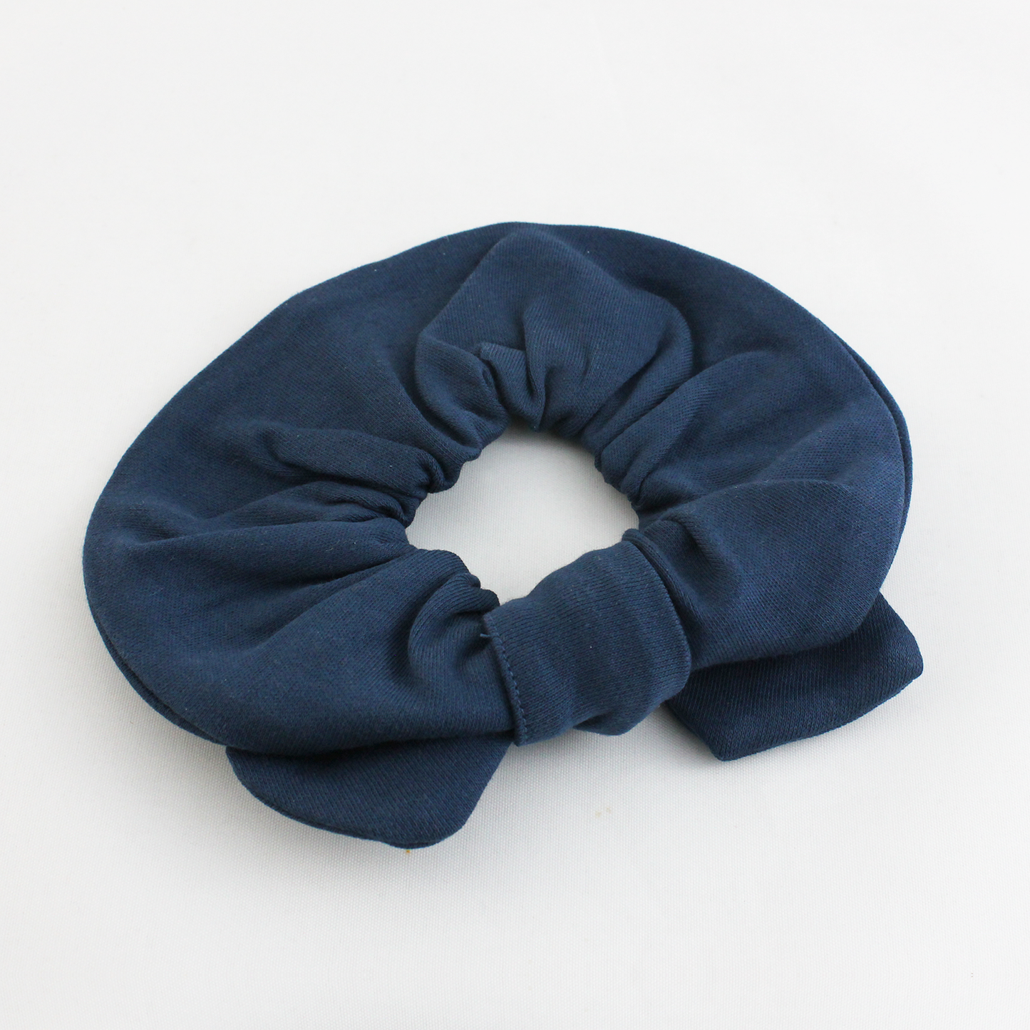 Endanzoo Organic Cotton Scrunchies for Mom - Navy Blue