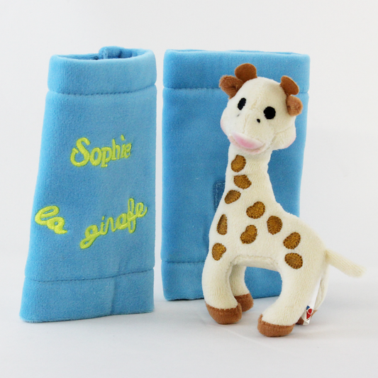 Vulli Sophie the Giraffe Strap Cover - 2 pack