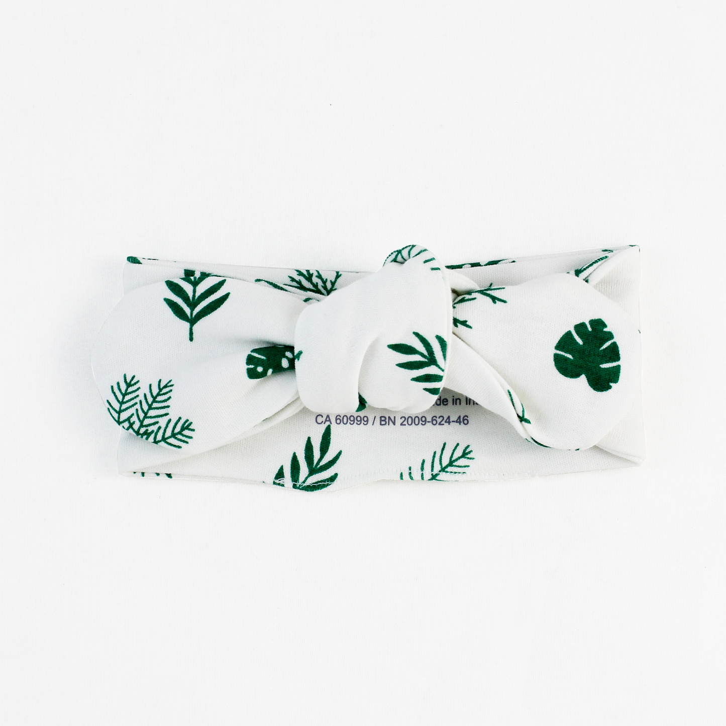 Endanzoo Matching Organic Cuff Pant & Headband - Tropical Leaves