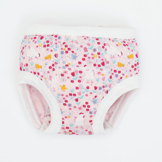 Under The Nile Organic Cotton Training Pant - Hens In A Pink Garden