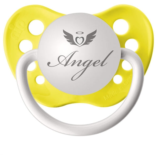 Ulubulu Silicone Pacifier - Angel Yellow