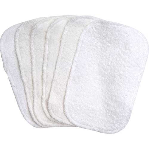 Under The Nile Organic Terry Washcloth Baby Wipes (6-Pack)