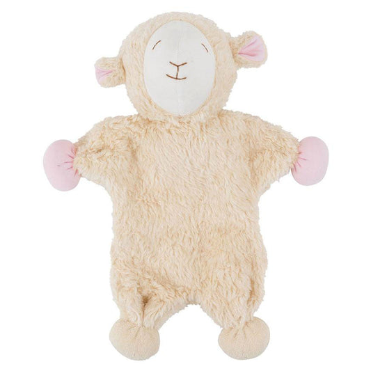 Under The Nile Snuggle Sheep Lovey (With Pink Ears) 13"