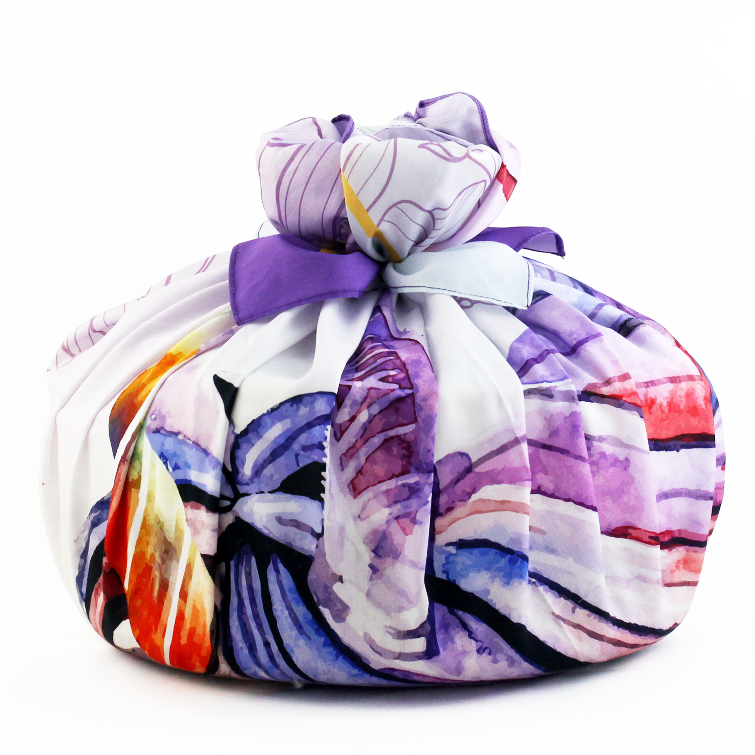 Baby Girl Gift Basket - Furoshiki Wrapping
