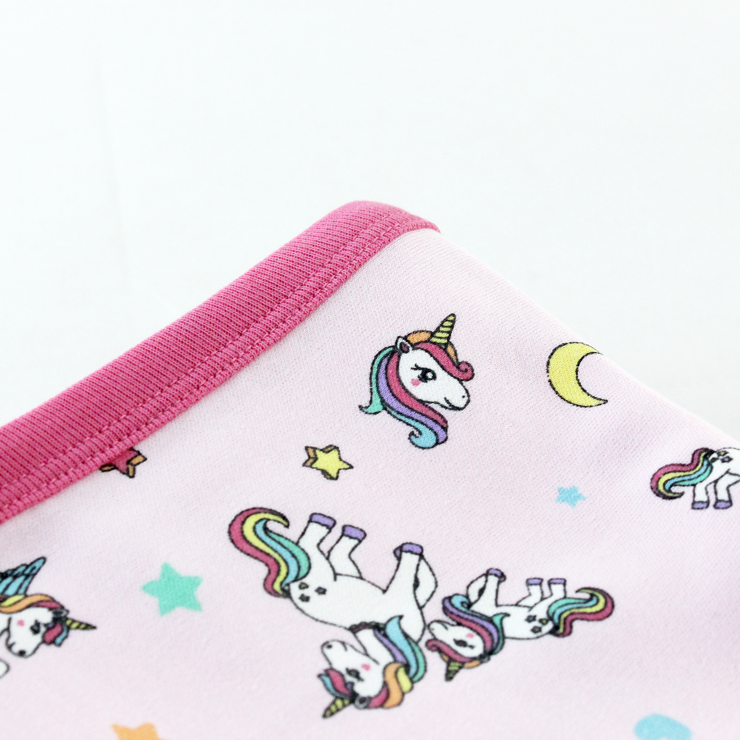 Endanzoo Organic Baby Swaddle Blanket - Rainbow Unicorns