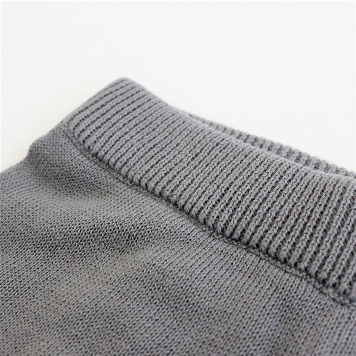 Viverano Organic Cotton Sweater Knit Baby Pants - Grey