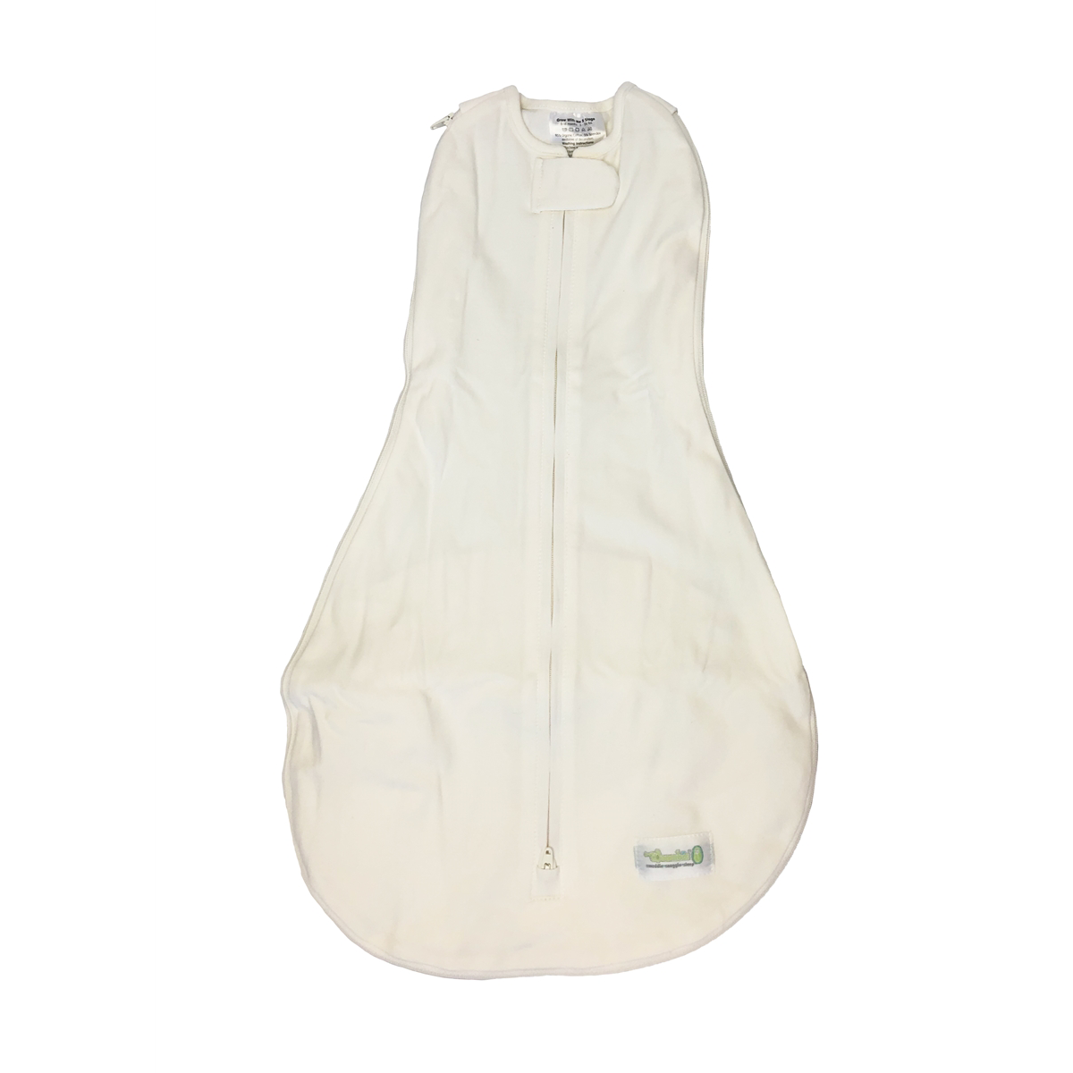 Woombie Grow with Me 5 Convertible Swaddle - Organic Cream