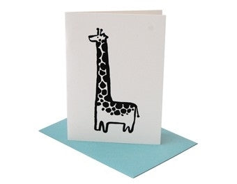 Wee Gallery Blank Giraffe Greeting Cards with Envelope