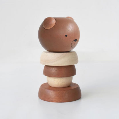 Wee Gallery Wooden Stacking Toy - Bear