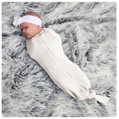 Woombie Organic Bamboo Swaddle - Bisque