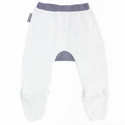 Endanzoo Organic Footed Pant - White