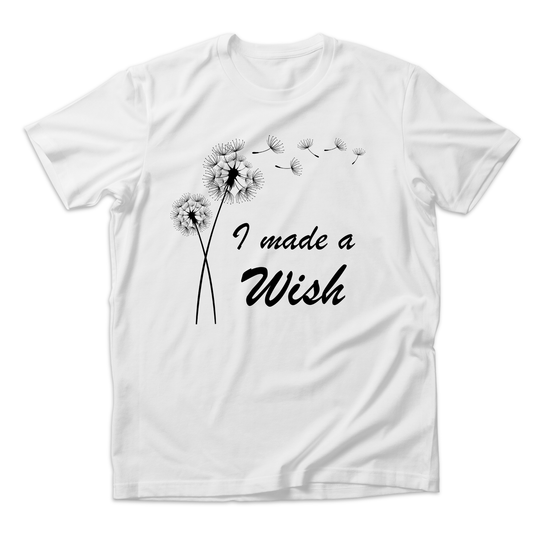 Personalized Matching Mom & Baby Organic Outfits - I made a Wish (White)