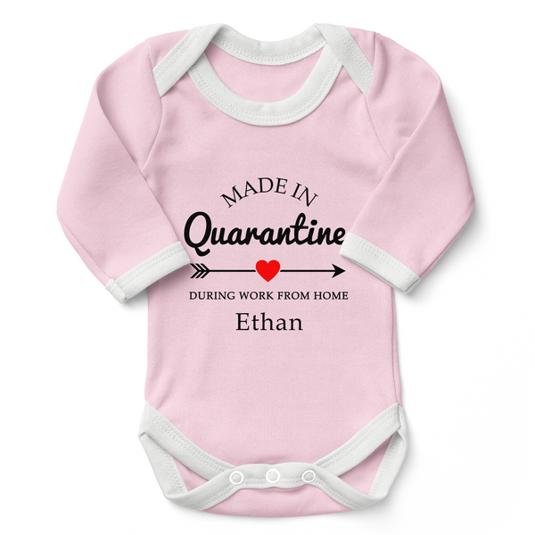 [Personalized] Endanzoo Organic Baby Bodysuit - Made in Quarantine