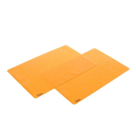 Zoli Munch Silicone Travel Placemats - 2 pk (Orange)