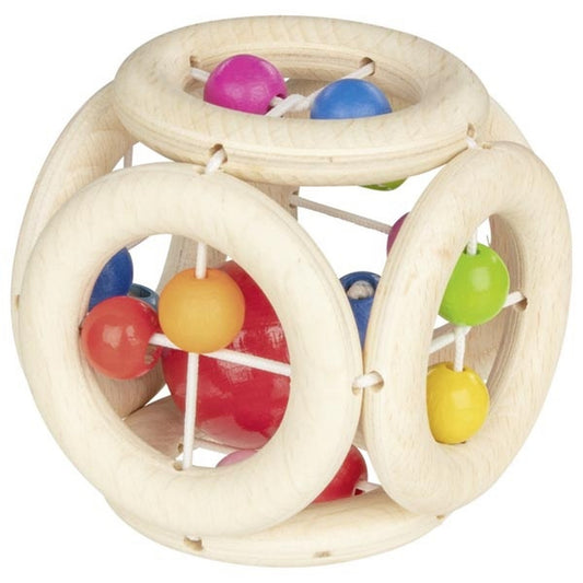 Heimess Wooden Touch Ring Rainbow Cube Round