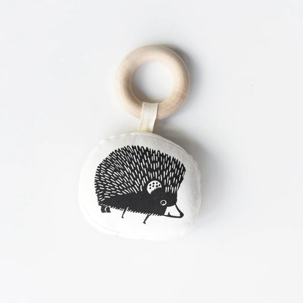 Wee Gallery Organic Cotton Teether - Hedgehog