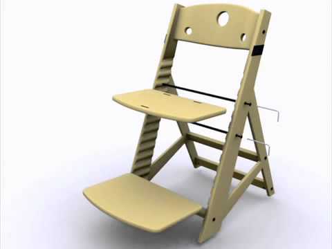 Keekaroo Height Right HIGH Chair (All-In-One) Mahogany – Baby