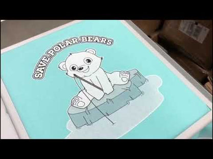 Endanzoo Organic Short Sleeve Bodysuit - Polar Bear Love