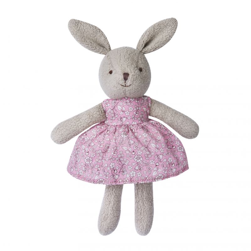 Apple Park Organic Cotton Plush Toy - Little Gray Bunny