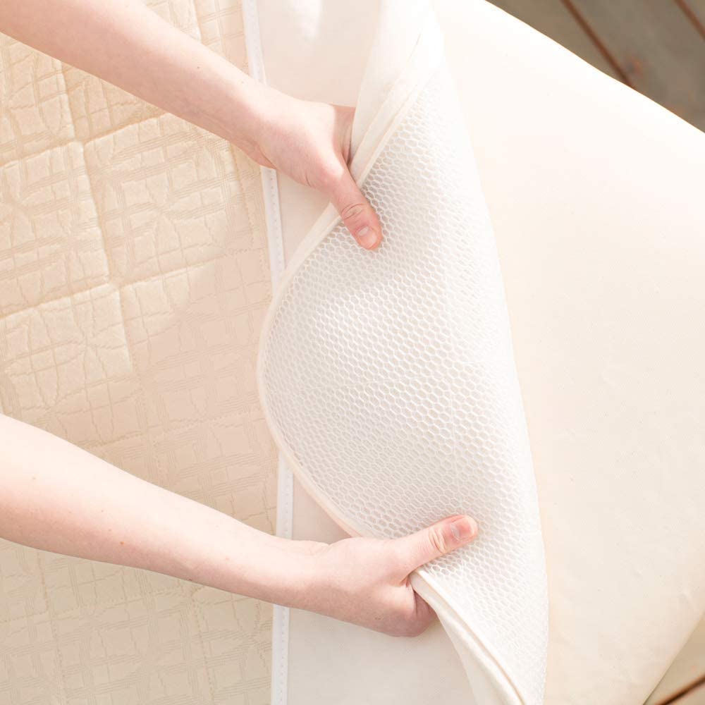 Naturepedic waterproof hotsell flat crib pad