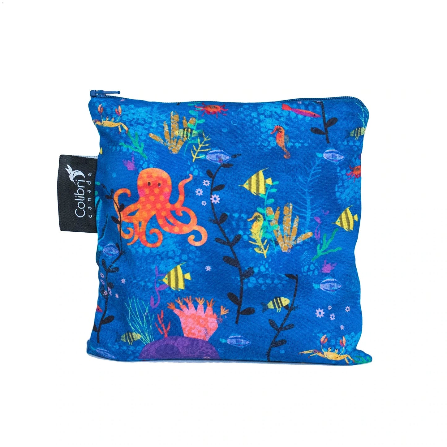 Colibri Reusable Large Snack Bag -  Under The Sea