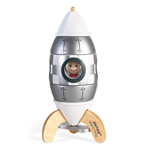 Janod Silver Magnetic Rocket Kit