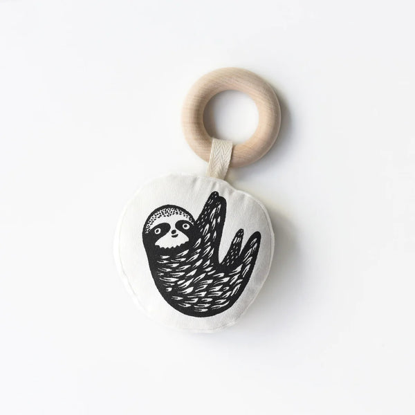 Wee Gallery Organic Cotton Teether - Sloth