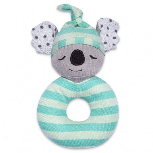 Organic Farm Buddies Teething Rattle - Kozy Koala