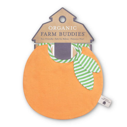 Organic Farm Buddies Organic Baby Bib - Orange