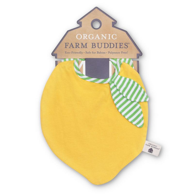 Organic Farm Buddies Organic Baby Bib - Lemon