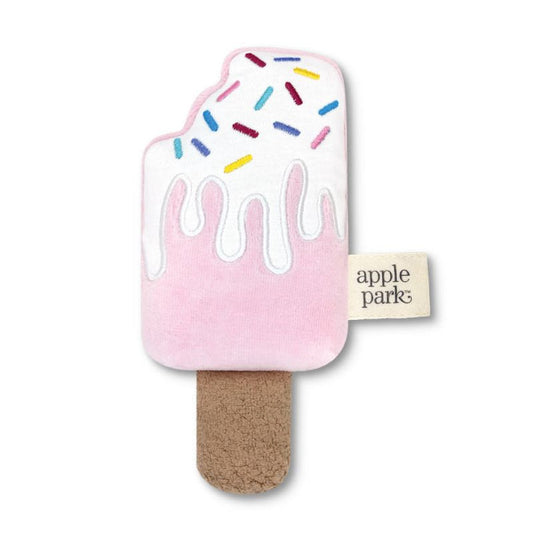 Apple Park Organic Baby Rattle - Popsicle