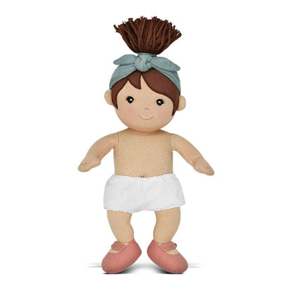 Apple Park Organic Dress Up Doll - Park Friend Paloma (Teal)