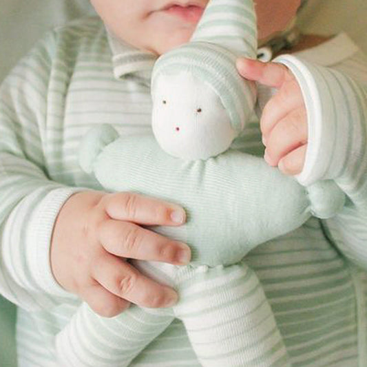 Under the Nile Organic Cotton Baby's First Waldorf Doll - Sea Breeze