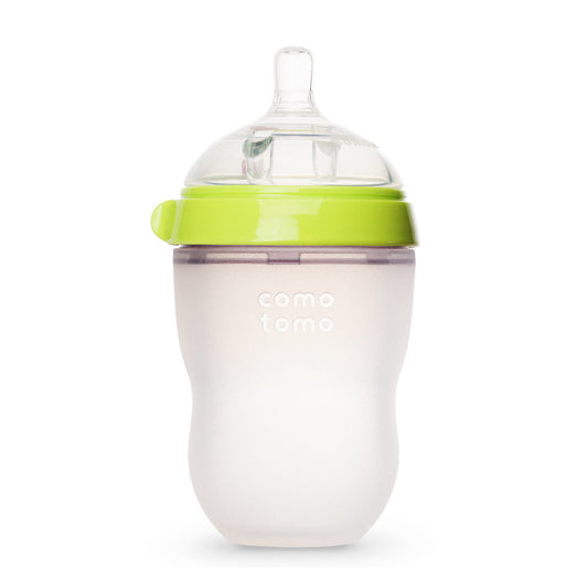 Comotomo Silicone Baby Bottle 250 ml / 8 oz - Green (Single)
